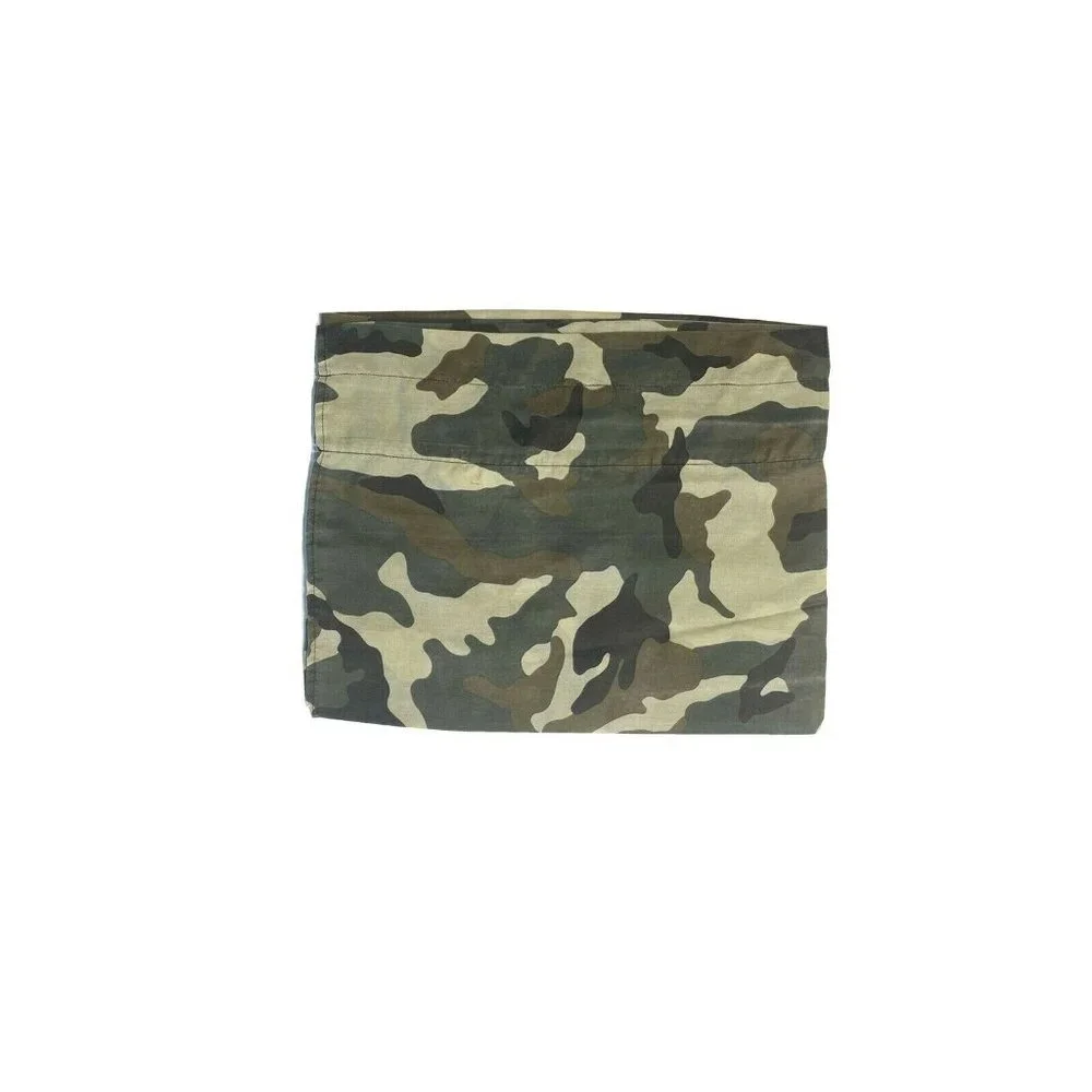 Vintage Camo Army Valance Curtain Hunting Mens boy